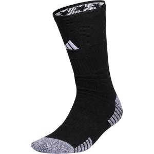 imageadidas unisexadult 5star Team Sports Silicone Grip Crew Socks 1 PairTeam Dark GreenWhite2