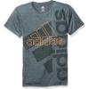 imageadidas Boys Stay Dry Climalite Short Sleeve TShirtBlue Oxide Heather