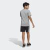 imageadidas Boys Stay Dry Climalite Short Sleeve TShirtGrey Heather