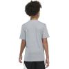 imageadidas Boys Stay Dry Climalite Short Sleeve TShirtHeather Grey American