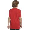 imageadidas Boys Stay Dry Climalite Short Sleeve TShirtScarlet Adi