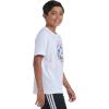 imageadidas Boys Stay Dry Climalite Short Sleeve TShirtWhite Patriotic