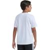 imageadidas Boys Stay Dry Climalite Short Sleeve TShirtWhite Patriotic