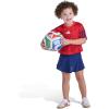 imageadidas Girls Short Sleeve Top and Skort Set  SoccerInspired TwoPiece Outfit with BuiltIn Bike ShortsRed