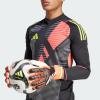 imageadidas Match Fingersave Goalkeeper Gloves  WhiteBlackSolar RedSolar Yellow