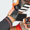 imageadidas Match Fingersave Goalkeeper Gloves  WhiteBlackSolar RedSolar Yellow