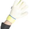 imageadidas Match Fingersave Goalkeeper Gloves  WhiteCrystal SkyRay BlueSolar Yellow