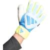 imageadidas Match Fingersave Goalkeeper Gloves  WhiteCrystal SkyRay BlueSolar Yellow