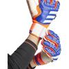 imageadidas Match Fingersave Goalkeeper Gloves  WhiteLucid BlueSolar RedWhite