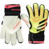 imageadidas Match Fingersave Goalkeeper Gloves  WhiteSolar YellowBlackSolar Red