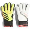 imageadidas Match Fingersave Goalkeeper Gloves  WhiteSolar YellowBlackSolar Red