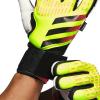 imageadidas Match Fingersave Goalkeeper Gloves  WhiteSolar YellowBlackSolar Red