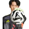 imageadidas Match Fingersave Goalkeeper Gloves  WhiteWhiteLucid LemonLucid Pink
