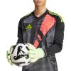 imageadidas Match Fingersave Goalkeeper Gloves  WhiteWhiteLucid LemonLucid Pink
