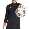 imageadidas Match Fingersave Goalkeeper Gloves  WhiteWhiteLucid RedBlack