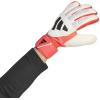imageadidas Match Fingersave Goalkeeper Gloves  WhiteWhiteLucid RedBlack