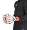 imageadidas Match Fingersave Goalkeeper Gloves  WhiteWhiteLucid RedBlack