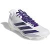 imageadidas Mens Adizero Electric Football SneakersWhiteTeam Collegiate PurpleWhite