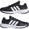 imageadidas Mens Gamecourt 2 Tennis ShoesBlackWhiteSilver Metallic