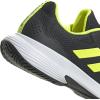 imageadidas Mens Gamecourt 2 Tennis ShoesCarbon Lucid Lemon Ftwr White