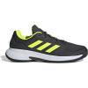 imageadidas Mens Gamecourt 2 Tennis ShoesCarbon Lucid Lemon Ftwr White