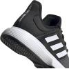 imageadidas Mens Gamecourt 2 Tennis ShoesCore Black Ftwr White Grey Six