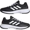 imageadidas Mens Gamecourt 2 Tennis ShoesCore Black Ftwr White Solar Red
