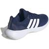 imageadidas Mens Gamecourt 2 Tennis ShoesDark BlueWhiteCyber Metallic