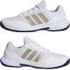 imageadidas Mens Gamecourt 2 Tennis ShoesWhiteCyber MetallicDark Blue