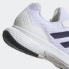 imageadidas Mens Gamecourt 2 Tennis ShoesWhiteTeam Navy BlueWhite