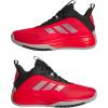 imageadidas Mens Own The Game 30 Basketball ShoePure RubySilver MetallicBlack
