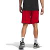 imageadidas Originals Mens Basketball Legends 3Stripes ShortsTeam Power RedBlack