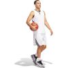 imageadidas Originals Mens Basketball Legends 3Stripes ShortsWhiteBlack