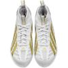 imageadidas UnisexAdult Adizero Impact Ii American Football ShoesWhiteGold MetallicWhite