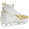 imageadidas UnisexAdult Adizero Impact Ii American Football ShoesWhiteGold MetallicWhite