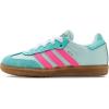 imageadidas UnisexChild Samba Messi Indoor Soccer Shoes Little KidHalo MintLucid PinkFlash Aqua