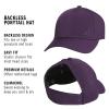 imageadidas Womens Backless Ponytail Hat  Open Back Baseball CapAurora Plum Purple2
