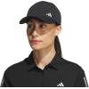 imageadidas Womens Backless Ponytail Hat  Open Back Baseball CapBlackSilver Metallic2