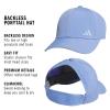 imageadidas Womens Backless Ponytail Hat  Open Back Baseball CapBlue FusionGlow Blue2