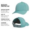 imageadidas Womens Backless Ponytail Hat  Open Back Baseball CapPowder Teal Green2