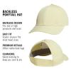 imageadidas Womens Backless Ponytail Hat  Open Back Baseball CapPowder Yellow2