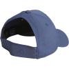 imageadidas Womens Backless Ponytail Hat  Open Back Baseball CapPreloved Ink BlueSilver Metallic2