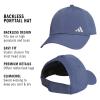 imageadidas Womens Backless Ponytail Hat  Open Back Baseball CapPreloved Ink BlueSilver Metallic2