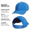 imageadidas Womens Backless Ponytail Hat  Open Back Baseball CapRay Blue3