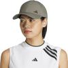 imageadidas Womens Backless Ponytail Hat  Open Back Baseball CapSilver Pebble GreyOlive Strata Green2