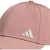 imageadidas Womens Backless Ponytail Hat  Open Back Baseball CapWarm Clay PinkWonder Alumina Grey2