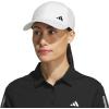 imageadidas Womens Backless Ponytail Hat  Open Back Baseball CapWhiteBlack2