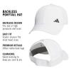 imageadidas Womens Backless Ponytail Hat  Open Back Baseball CapWhiteBlack2