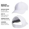 imageadidas Womens Backless Ponytail Hat  Open Back Baseball CapWhiteWhite3