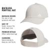 imageadidas Womens Backless Ponytail Hat  Open Back Baseball CapWonder Alumina GreyWhite2